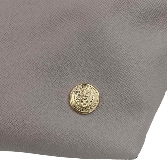 VINCE CAMUTO Leila Gray Driftwood Saffiano Leather Tote Bag - Picture 11 of 14